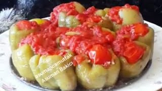 Kilitli Kek Kalıbında Kıymalı Dolma TarifiYapımı Sesli Anlatım Yemek Tarifi [upl. by Ayram]