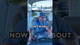 How to Back a Pontoon Boat out of the Dock Slip Bridge Marina Boating Tutorial boat shorts [upl. by Heyward538]