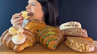 CROISSANT FEAST  MUKBANG  ASMR  EATING SOUNDS [upl. by Yancy664]