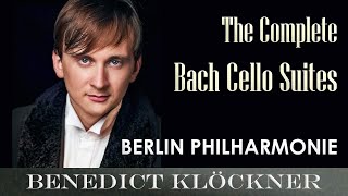 LIVE Six Bach Suites in Philharmonie Berlin  Benedict Kloeckner Cello [upl. by Ivana712]