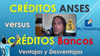 💰 Créditos ANSeS 🛎 Hasta 1 millón de PESOS 💰 VERSUS 👉 Préstamos BANCOS 😉 UN REGALO  🎁 [upl. by Peoples]