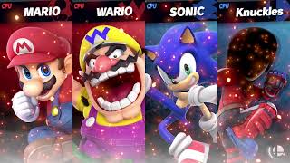 Smash Ultimate EX Mario amp Wario VS Sonic amp Knuckles [upl. by Pease180]