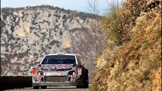 Citroën C3 WRC 2017 Monte Carlo Tests  Kris Meeke  Paul Nagle [upl. by Long334]