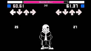 Undertale StepMania Sparing Sans Spoilers [upl. by Moriarty579]