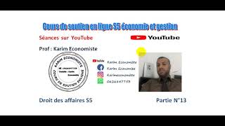 Droit des affaires S5 partie 13 [upl. by Ratna]