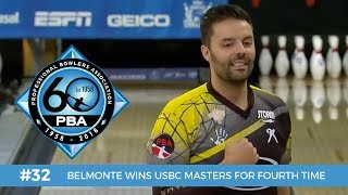 PBA 60th Anniversary Most Memorable Moments 32  Belmonte Wins USBC Masters for Fourth Time [upl. by Eseilana737]