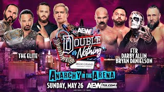 The Elite vs FTR Dardy Allin amp Bryan Danielson  Anarchy In The Arena  AEW DOUBLE OR NOTHING 2024 [upl. by Marion695]