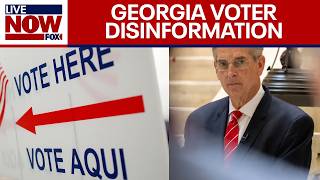 VOTER DISINFO FBI says Georgia fraudulent voter disinformation is inaccurate [upl. by Ailil259]