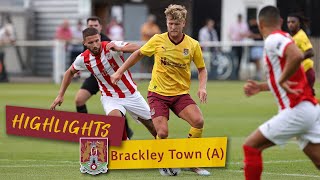 HIGHLIGHTS Brackley Town 1 Northampton Town 2 [upl. by Akinihs]