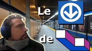 Métro de Montréal les 3 stations de LAVAL MTL LAVAL metro [upl. by Nolyd]