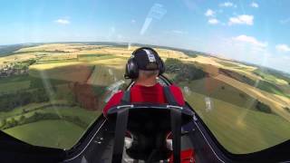 Autogyro Calidus View from Calidus cockpit from rear seat [upl. by Kalina87]