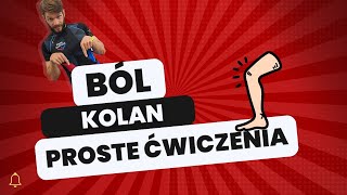 Ból kolan  proste ćwiczenia [upl. by Yliak]