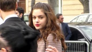 Odeya RUSH  Paris 11 march 2015 Fashion Week show Miu Miu [upl. by Nylla]