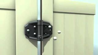 TruClose Heavy Duty MultiAdjust Gate Hinge Installation Video [upl. by Crow708]