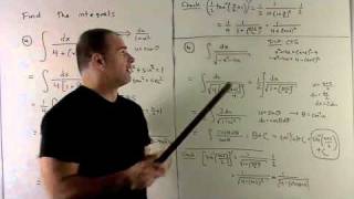 Integrals with Inverse Trig Functions 1 [upl. by Kirt]