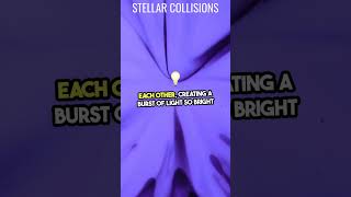 Stellar Collision Stars Collide in Space shorts space facts [upl. by Reggis744]