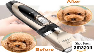 Best Dog Clippers  Rechargeable Cordless Electric Set for Dogs amp Cats  oneisall Dog Shaver [upl. by Dnomyar619]