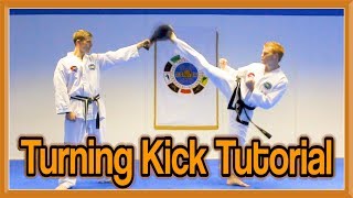 Taekwondo Round KickTurning Kick Tutorial  GNT How to [upl. by Moore176]