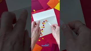 DIY Fall Leaves Envelope [upl. by Hinckley]