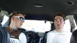 Team AG2R LA MONDIALE  Tour of California  Behind the scenes  Stage 2 [upl. by Ashlie761]