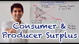 Y1 8 Consumer and Producer Surplus [upl. by Morgana]