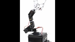 ROBOT ARM CONTROLLATO DA PC E JOYSTICK [upl. by Ilarrold]