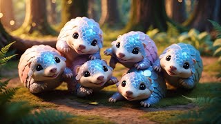 Six Little Pangolins  NanaNookOfficial Nursery Rhymes amp Kids Songs [upl. by Nairda]