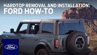 Ford Bronco™ Hardtop Removal and Installation  Ford HowTo  Ford [upl. by Barnaba364]