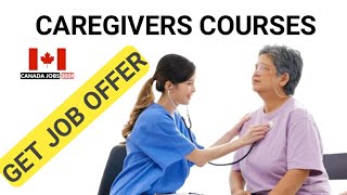 Canada Caregivers pilot program  Get job offer easilyneeded certificate [upl. by Wadell]