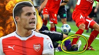 Dirtiest Footballers XI Part 2  Xhaka Witsel amp Vidic [upl. by Warwick]