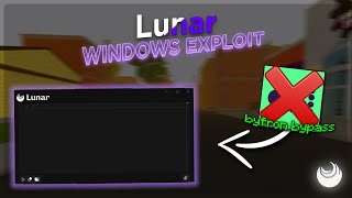 New Exploit On Roblox PC  Lunar FREE Roblox ExecutorExploit Windows  Byfron Bypass  Undetected [upl. by Ahsekad]