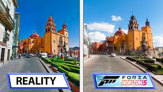 Forza Horizon 5 VS Reality  The Beauty of Mexico  Comparison [upl. by Lehcin]