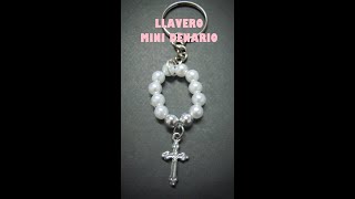 COMO HACER LLAVERO MINI DENARIO  SOUVENIR PARA COMUNION [upl. by Benedetta]