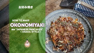 How to Make Okonomiyaki  Easy Japanese Cooking  Recipe [upl. by Duster]