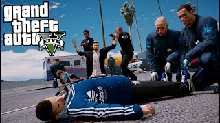 GTA 5 MOD VITA REALE DA CALCIATORE ⚽ 1  MESSI E STATO ARRESTATO E CRISTIANO RONALDO VA IN COMA [upl. by Cordova]