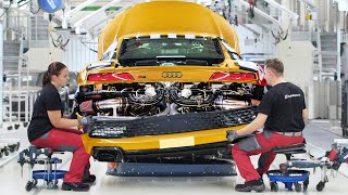 Inside Germanys Best Supercar Factory Latest Audi R8 Production Line [upl. by Edholm845]