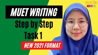 Step by Step  MUET Writing Task 1  New Format [upl. by Podvin]