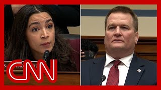 It is simple You name the crime AOC has contentious exchange with Biden probe witness [upl. by Glimp]