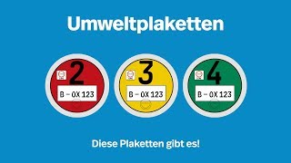 Umweltplaketten  Ein Überblick I Kennzeichenboxde [upl. by Kirst]