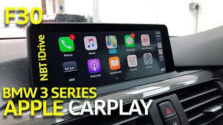 BMW 3 Series Apple CarPlay Retrofit  F30  NBT iDrive [upl. by Corabel]