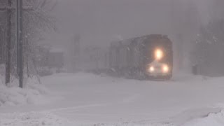 The Canadian at Washago 25JAN2014 [upl. by Rehteh]