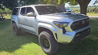 2024 Toyota Tacoma Sport Westcott lift 35 inch tires Method 703 wheels and a Smartcap topper [upl. by Arrej]