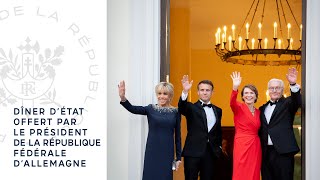 Dîner d’État offert par le Président de la République fédérale d’Allemagne [upl. by Athene]