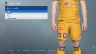 KIT TIGRES UANL 2020 PES 2019 PS4 LIGA MX [upl. by Cormack]