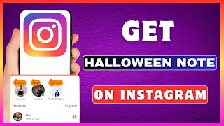 How To Get Halloween Note On Instagram  Put Halloween Gold Notes On Instagram [upl. by Papert]