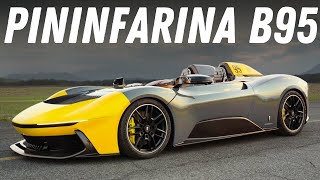 Unveiling the Pininfarina B95  The Future of PureElectric Hyper Barchettas [upl. by Epp]