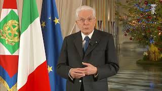 Messaggio di fine anno del Presidente della Repubblica Sergio Mattarella [upl. by Anoid131]