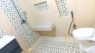 budget friendly bathroom makeover  bathroom makeover77 [upl. by Suzetta]