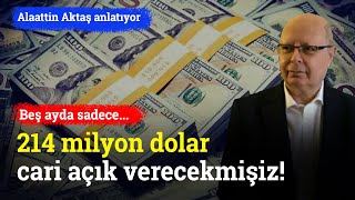 Beş Ayda Sadece 214 Milyon Dolar Cari Açık Verecekmişiz  Alaattin Aktaş [upl. by Purse]