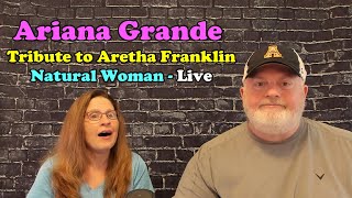 Couple Reacts to Ariana Grande amp The Roots quotNatural Womanquot Live [upl. by Nylitak225]